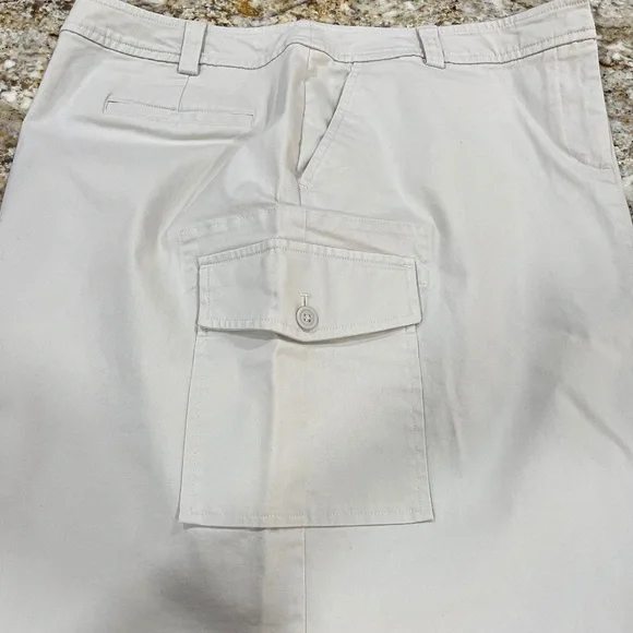 PRICE DROP!!  Talbots  Skirt with CARGO POCKETS Tan 12P - Gently LOVED - EUC - Picture 5 of 12